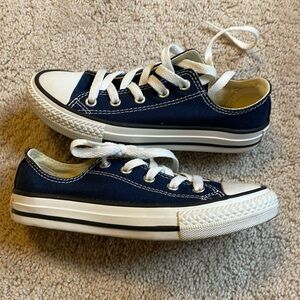 Navy converse sneakers - size 13